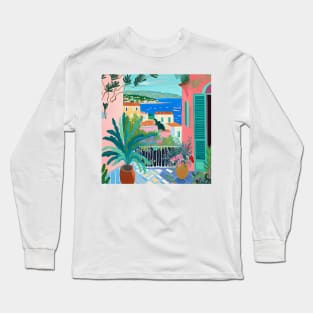 Mediterranean France Long Sleeve T-Shirt